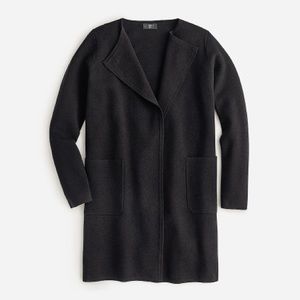 JCrew Juliette collarless sweater-blazer- New w/tags